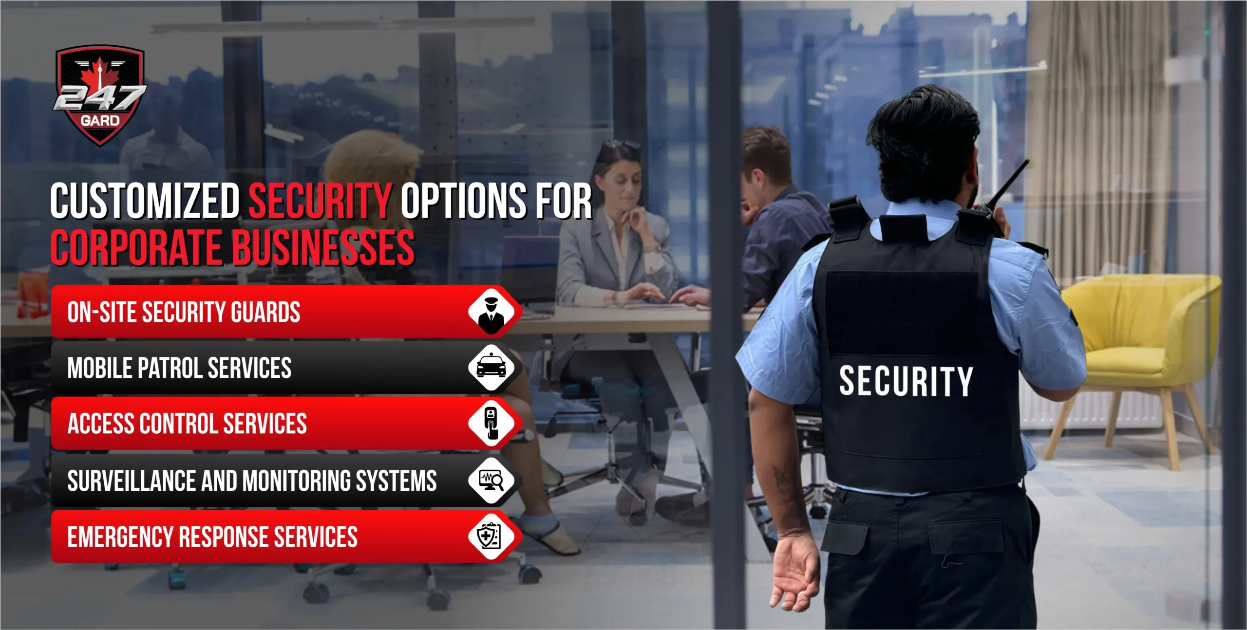 Customized Security Options For Corporate Business