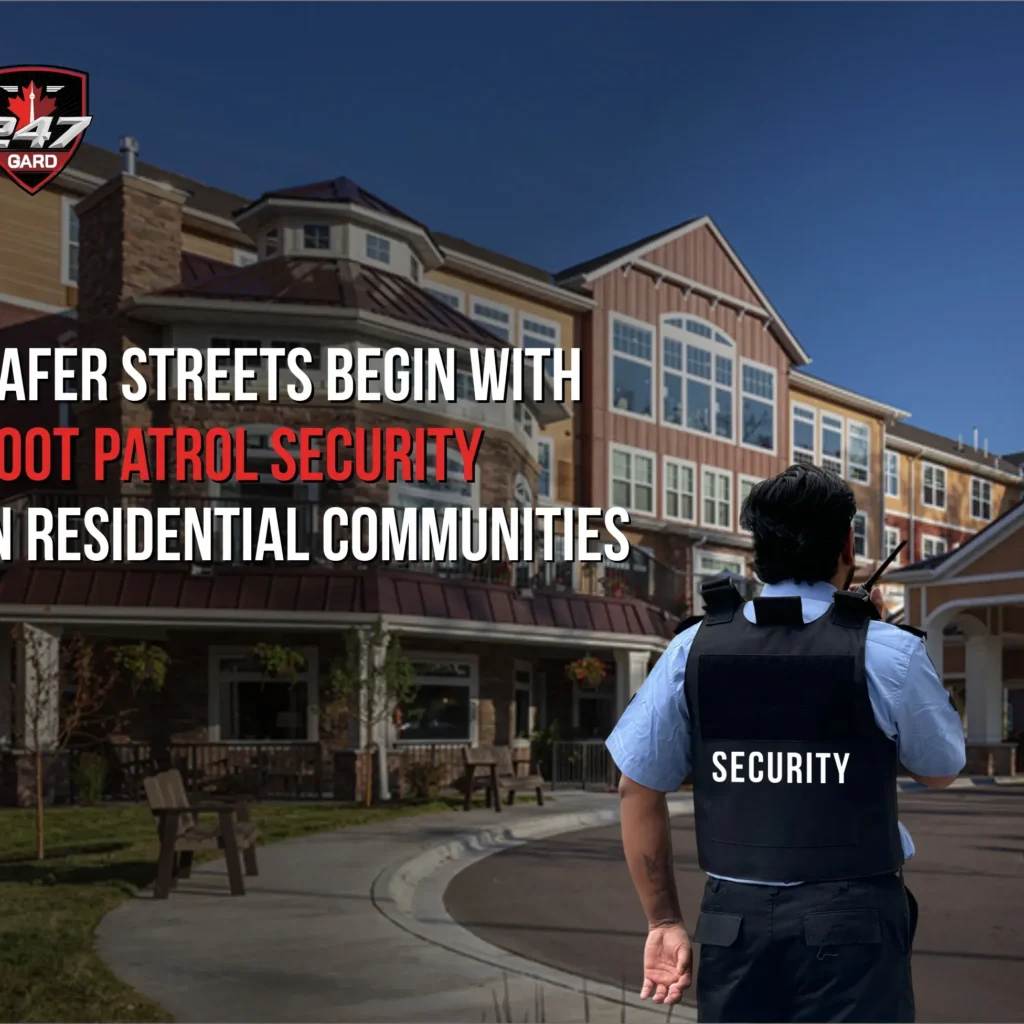 foot patrol security in canadian residential communities