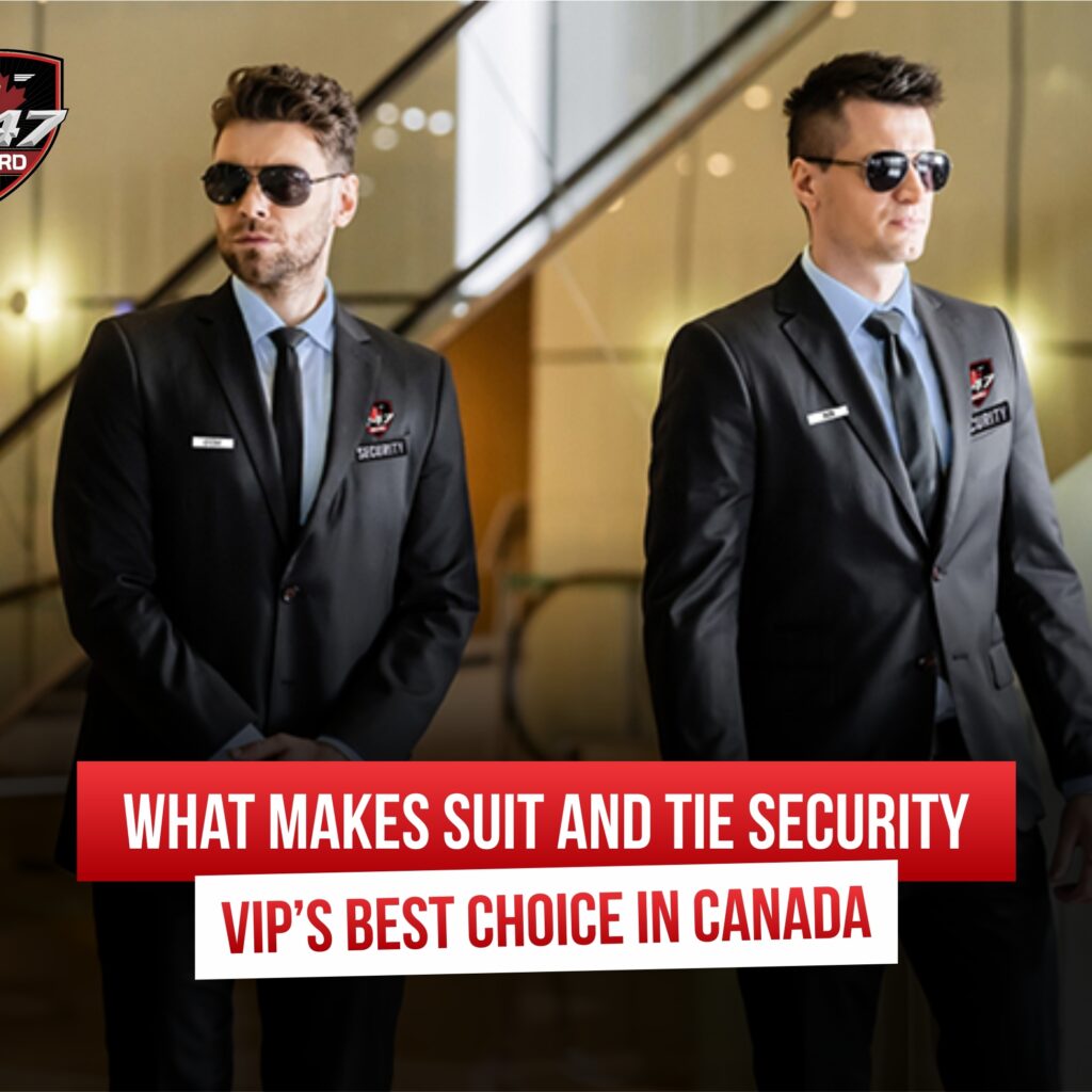 Suit and Tie Security In Canada for VIPs