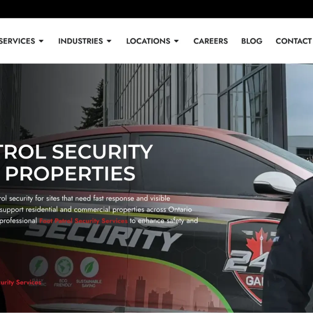 247 Gard mobile patrol services.