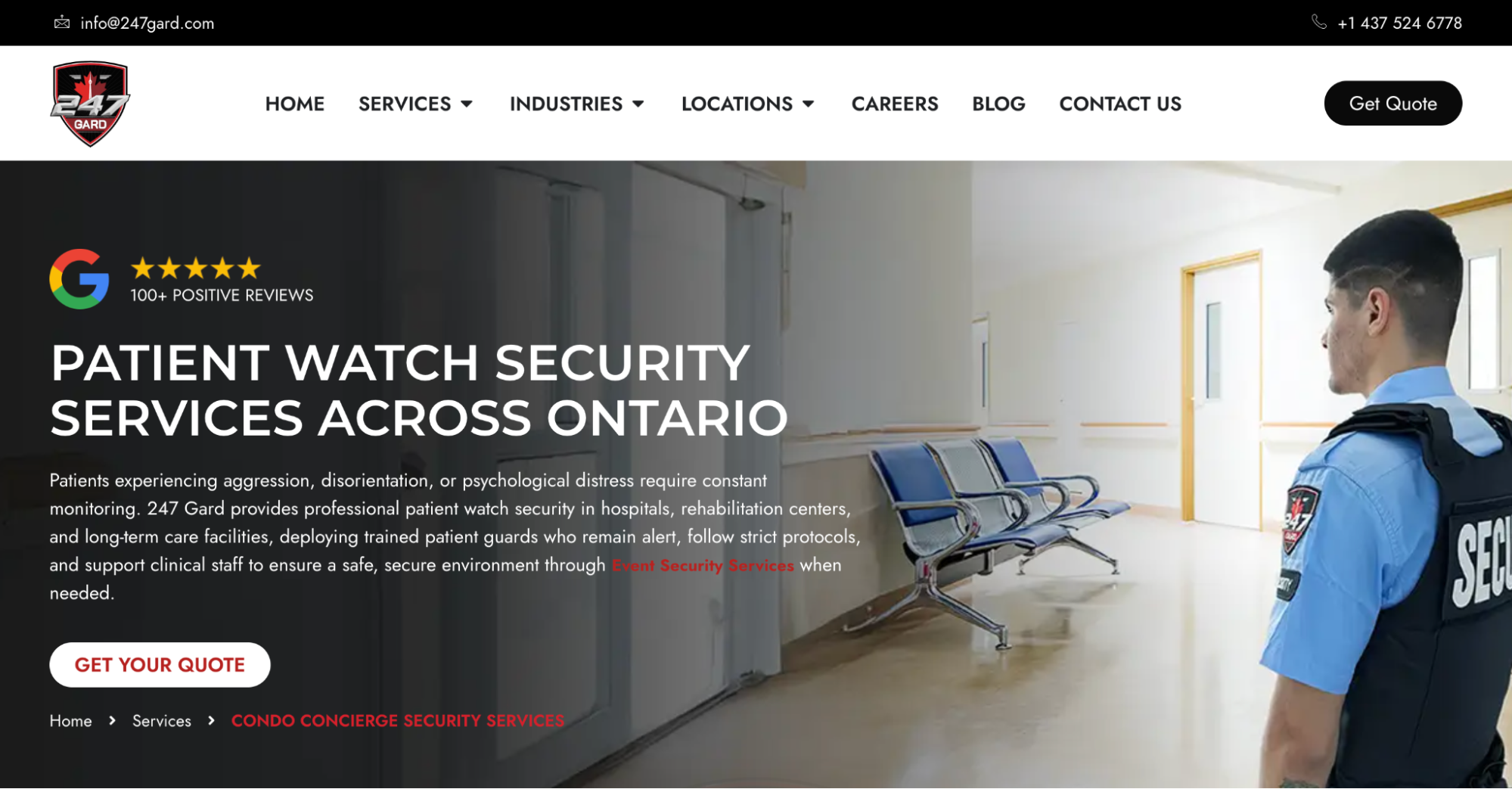 247 Gard patient watch security.