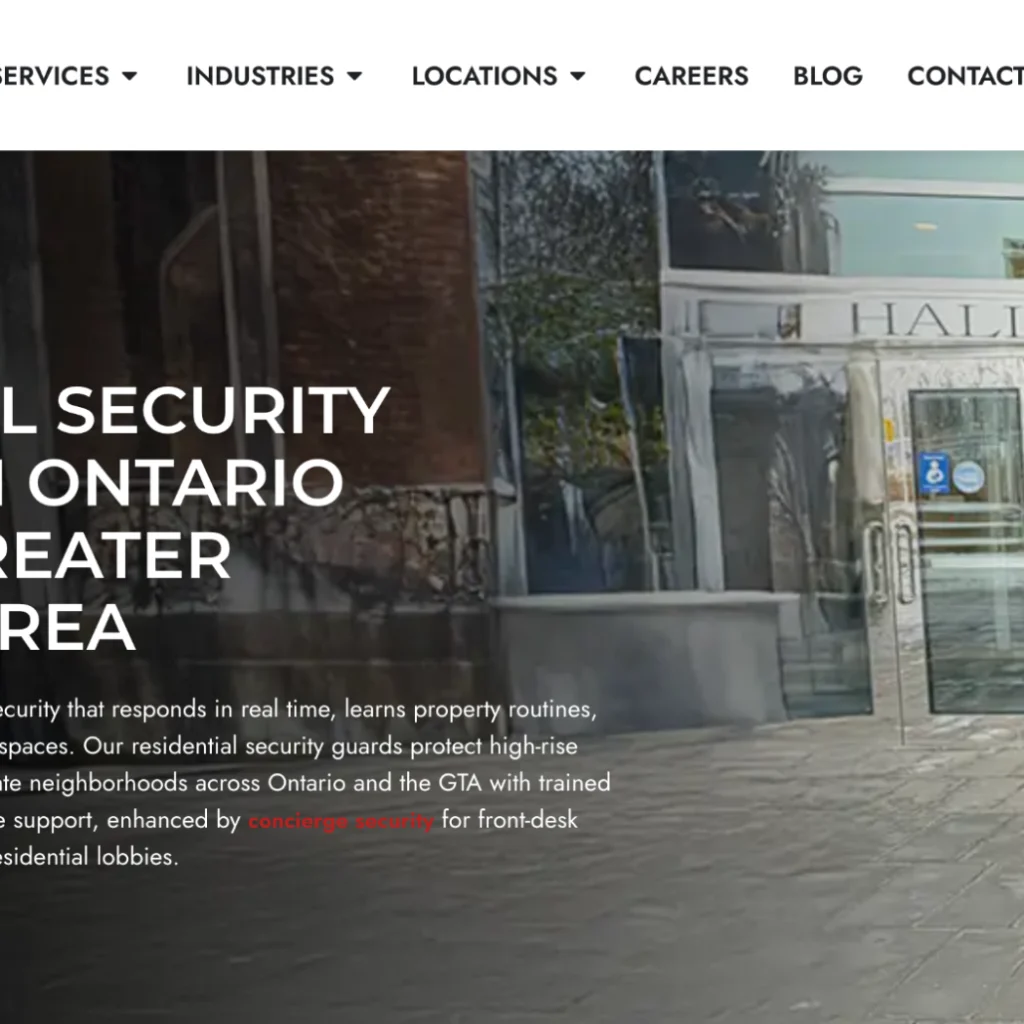 247 Gard residential security services.