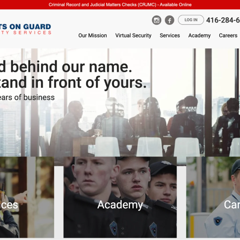 Knights On Guard Security - professional security firms in Toronto.