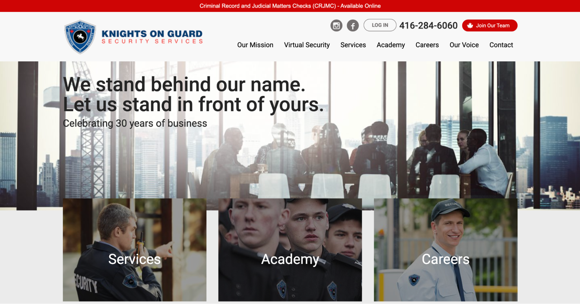 Knights On Guard Security - professional security firms in Toronto.