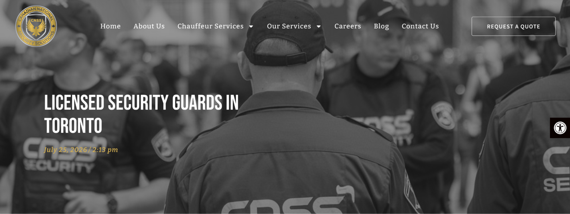 CNSS - security guard companies in Toronto.