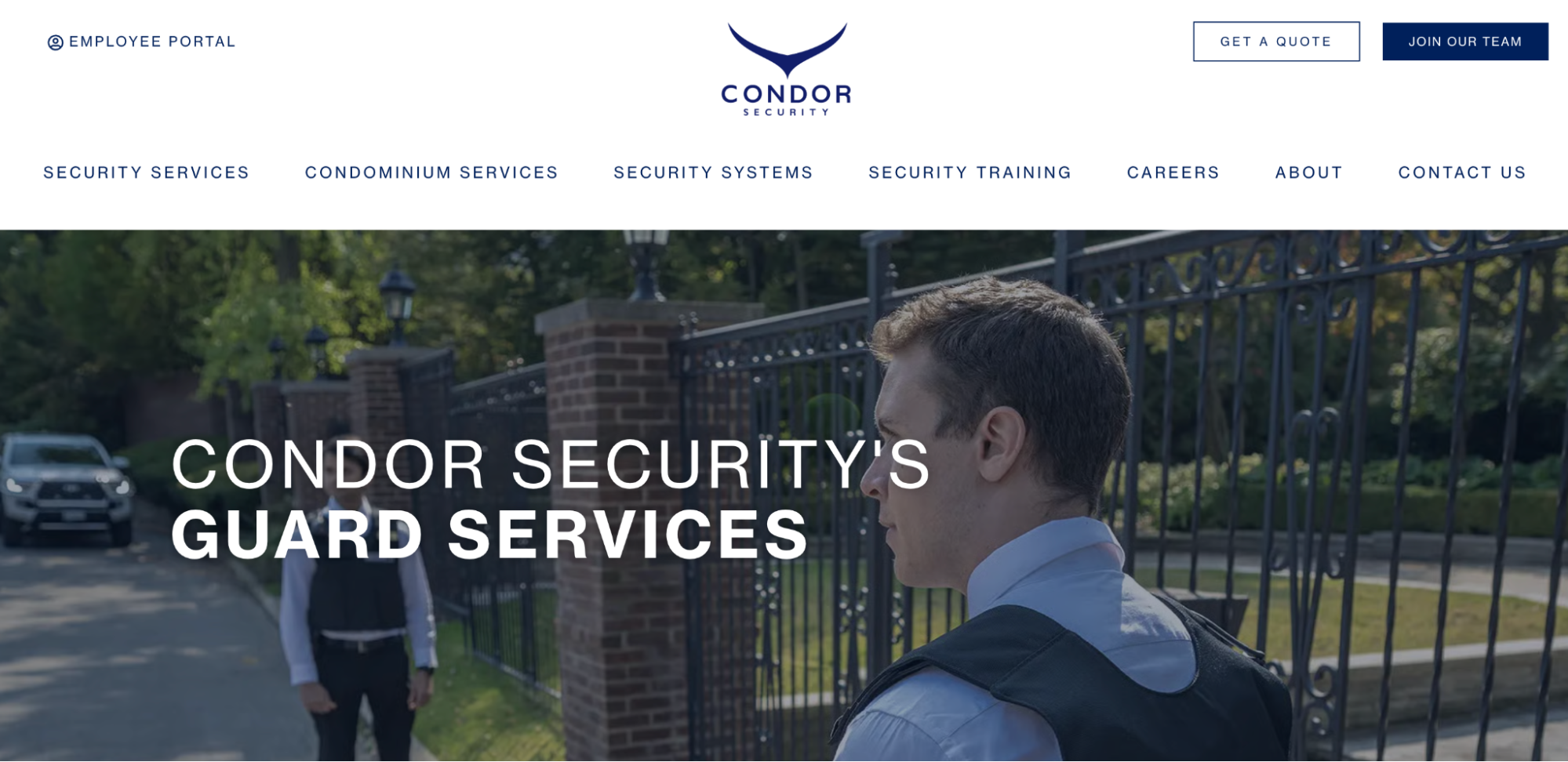 Condor Security - security guard services in Toronto.