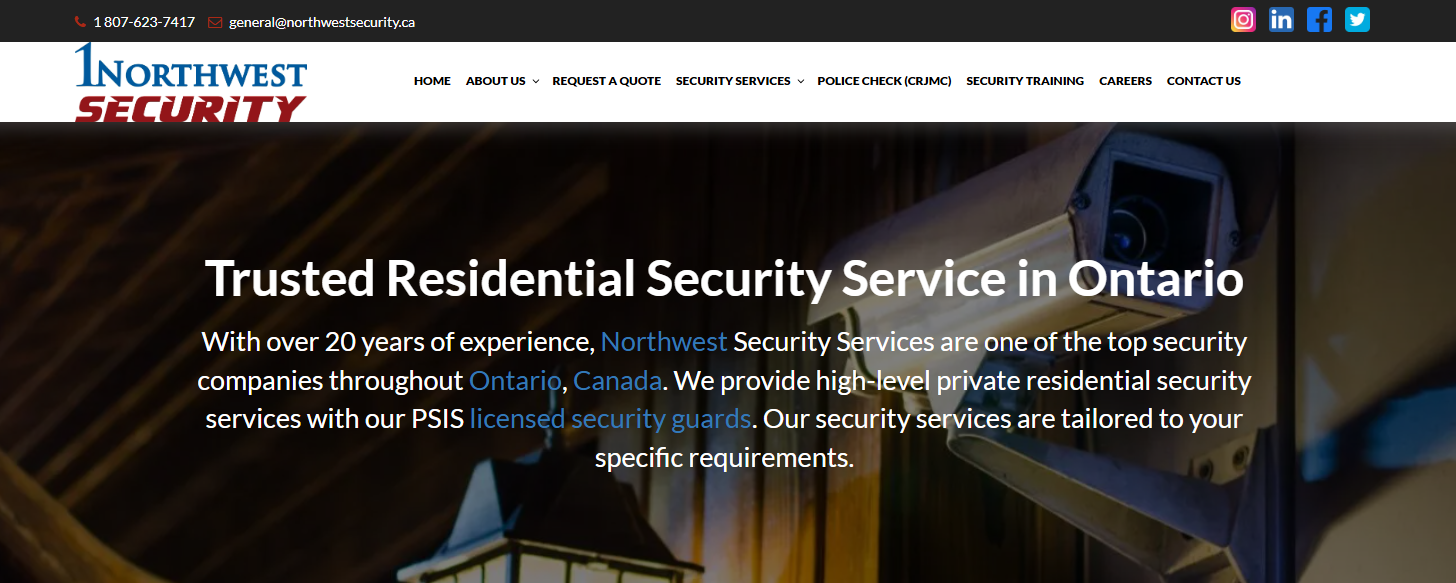Northwest Security providing concierge security and access control for condos.