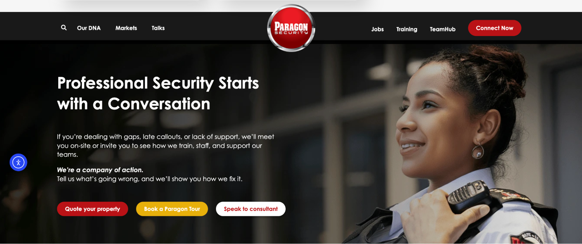 Paragon Security - security guard services in Toronto.