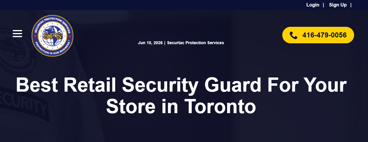 Securtac Protection Services retail security and loss prevention.